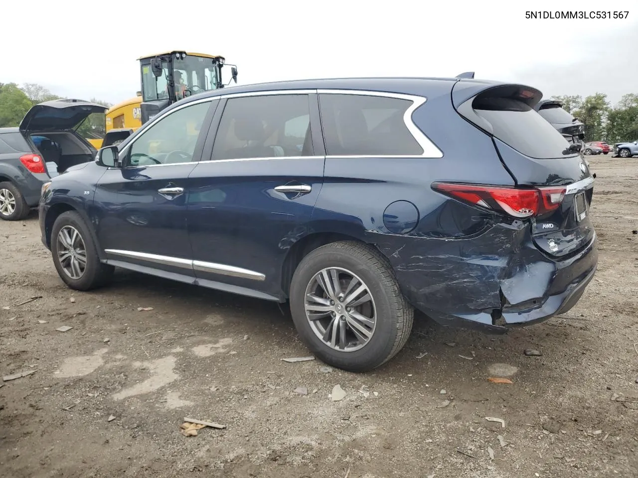 2020 Infiniti Qx60 Luxe VIN: 5N1DL0MM3LC531567 Lot: 72125264