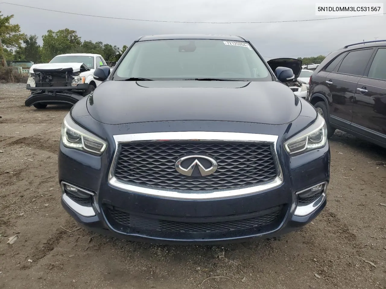 2020 Infiniti Qx60 Luxe VIN: 5N1DL0MM3LC531567 Lot: 72125264