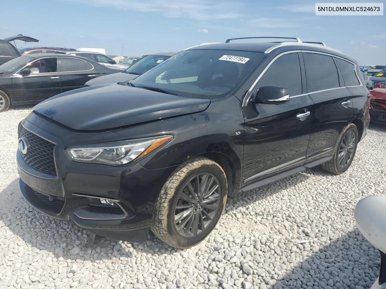 2020 Infiniti Qx60 Luxe VIN: 5N1DL0MNXLC524673 Lot: 72477784