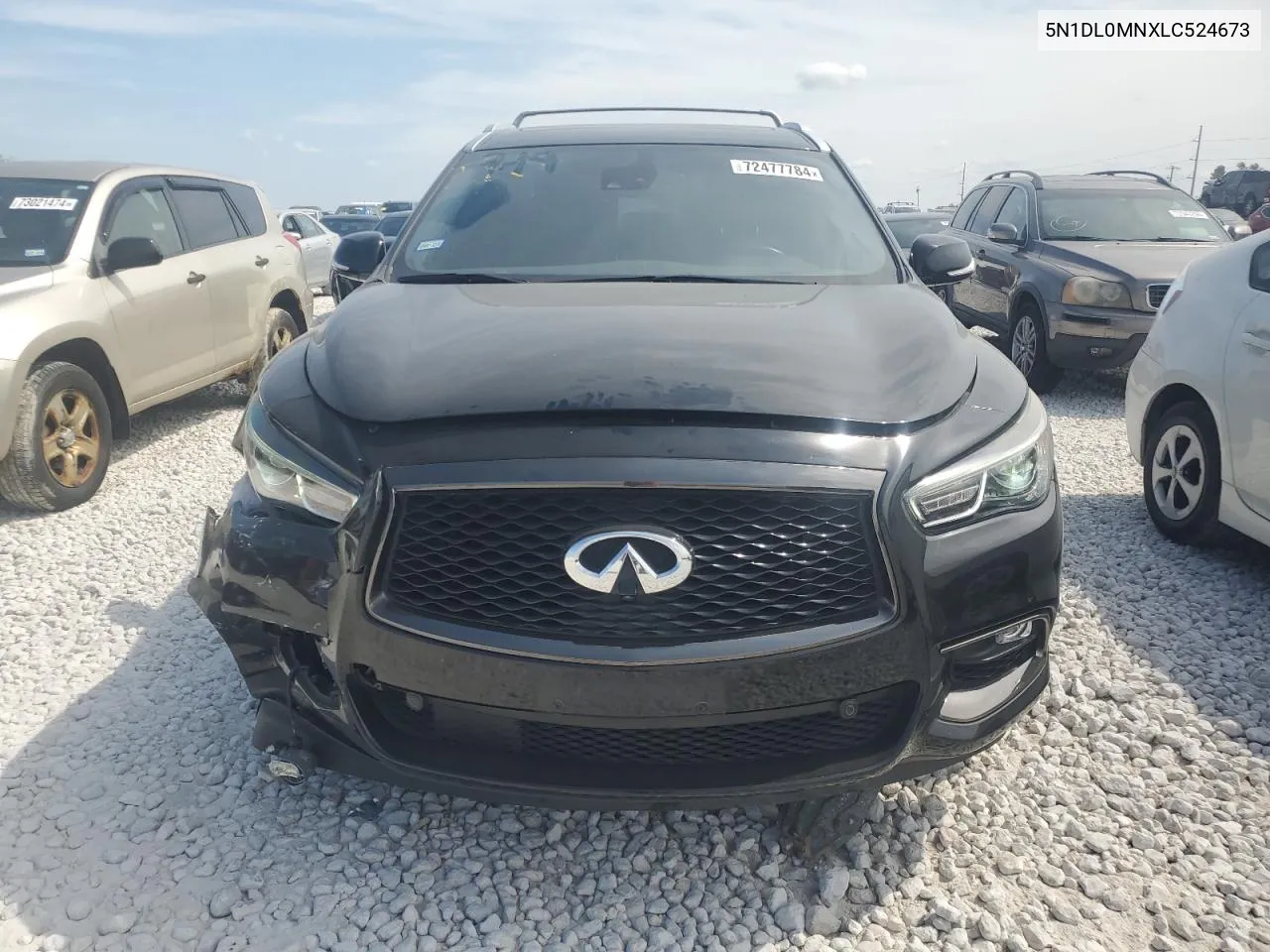 2020 Infiniti Qx60 Luxe VIN: 5N1DL0MNXLC524673 Lot: 72477784