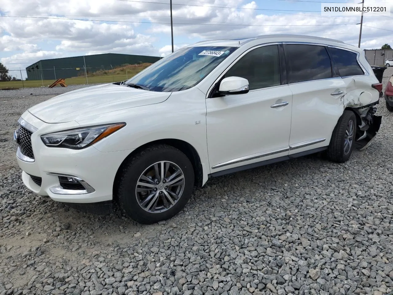 2020 Infiniti Qx60 Luxe VIN: 5N1DL0MN8LC512201 Lot: 72756843