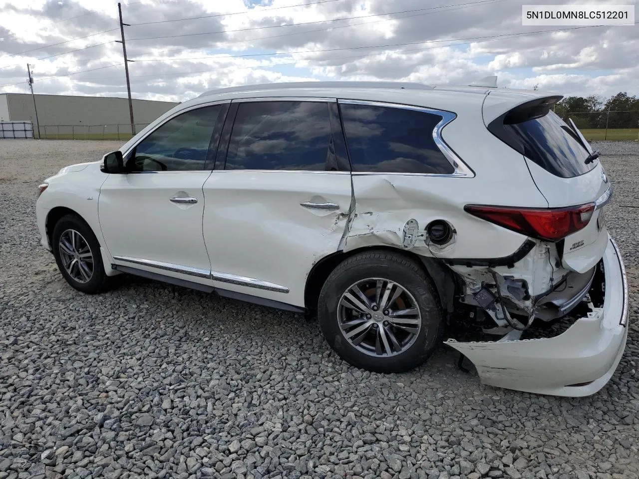 2020 Infiniti Qx60 Luxe VIN: 5N1DL0MN8LC512201 Lot: 72756843