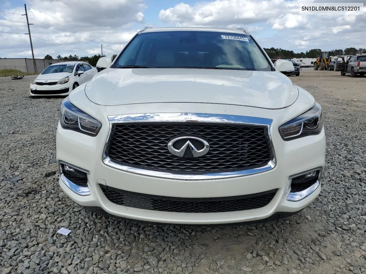 2020 Infiniti Qx60 Luxe VIN: 5N1DL0MN8LC512201 Lot: 72756843