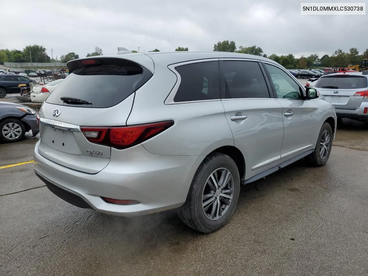 2020 Infiniti Qx60 Luxe VIN: 5N1DL0MMXLC530738 Lot: 72790374