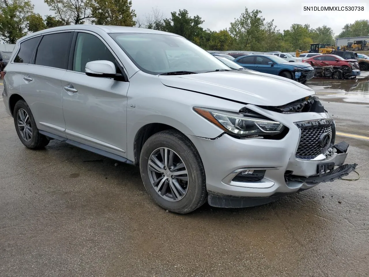 2020 Infiniti Qx60 Luxe VIN: 5N1DL0MMXLC530738 Lot: 72790374