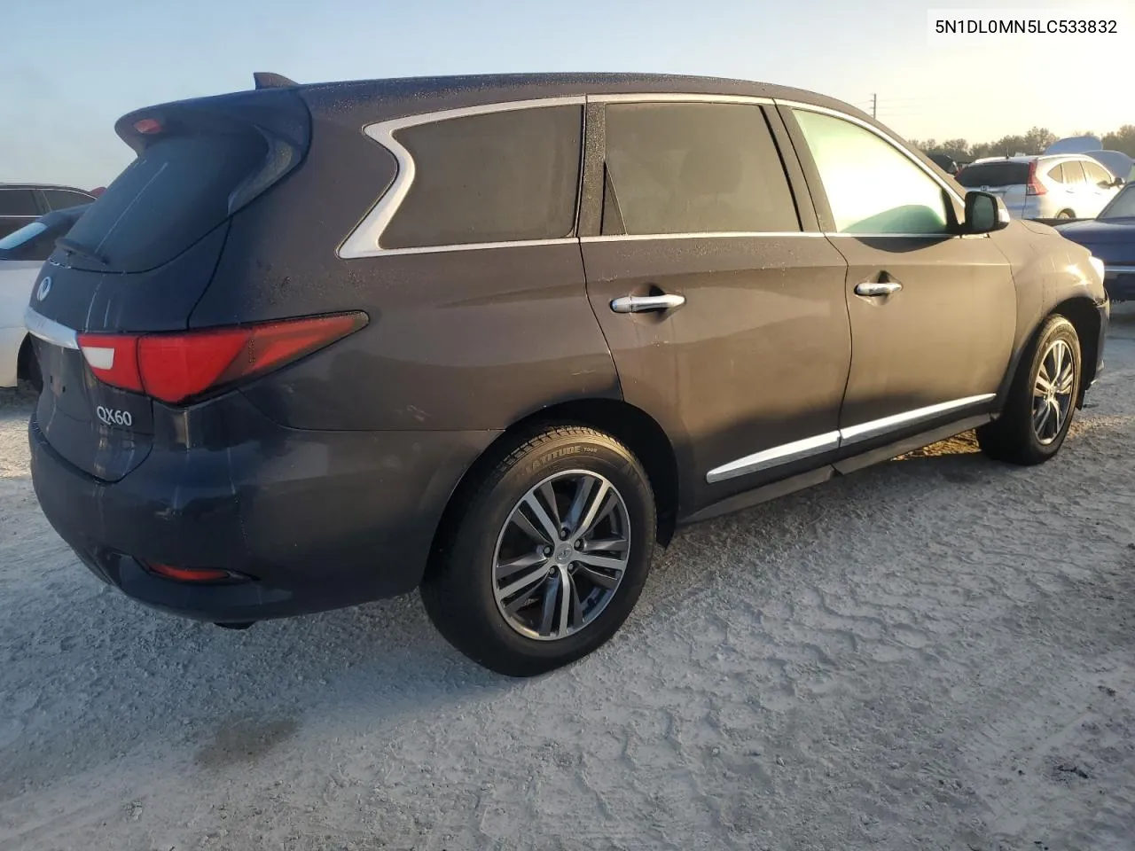 2020 Infiniti Qx60 Luxe VIN: 5N1DL0MN5LC533832 Lot: 75042974