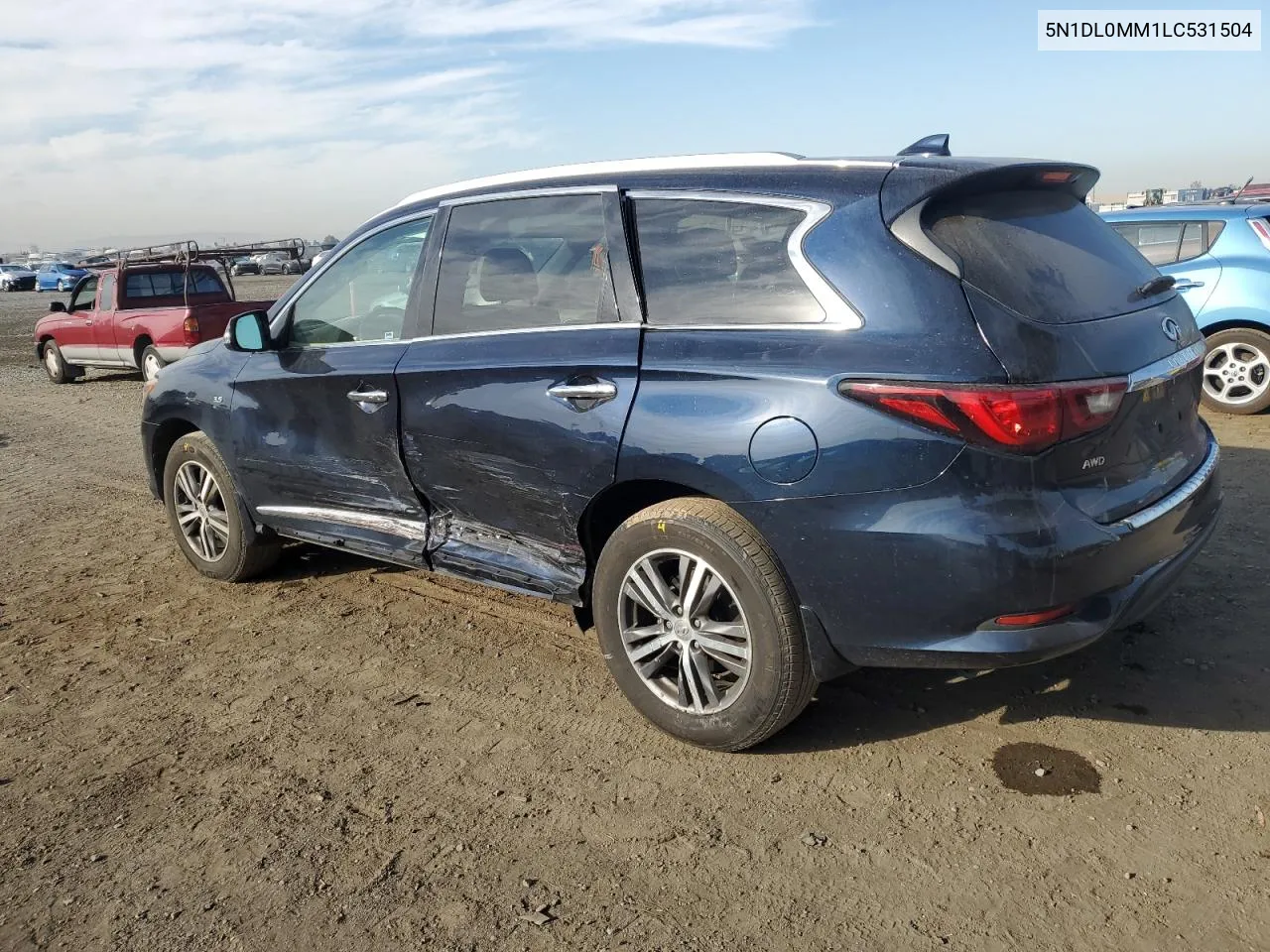 2020 Infiniti Qx60 Luxe VIN: 5N1DL0MM1LC531504 Lot: 75229984