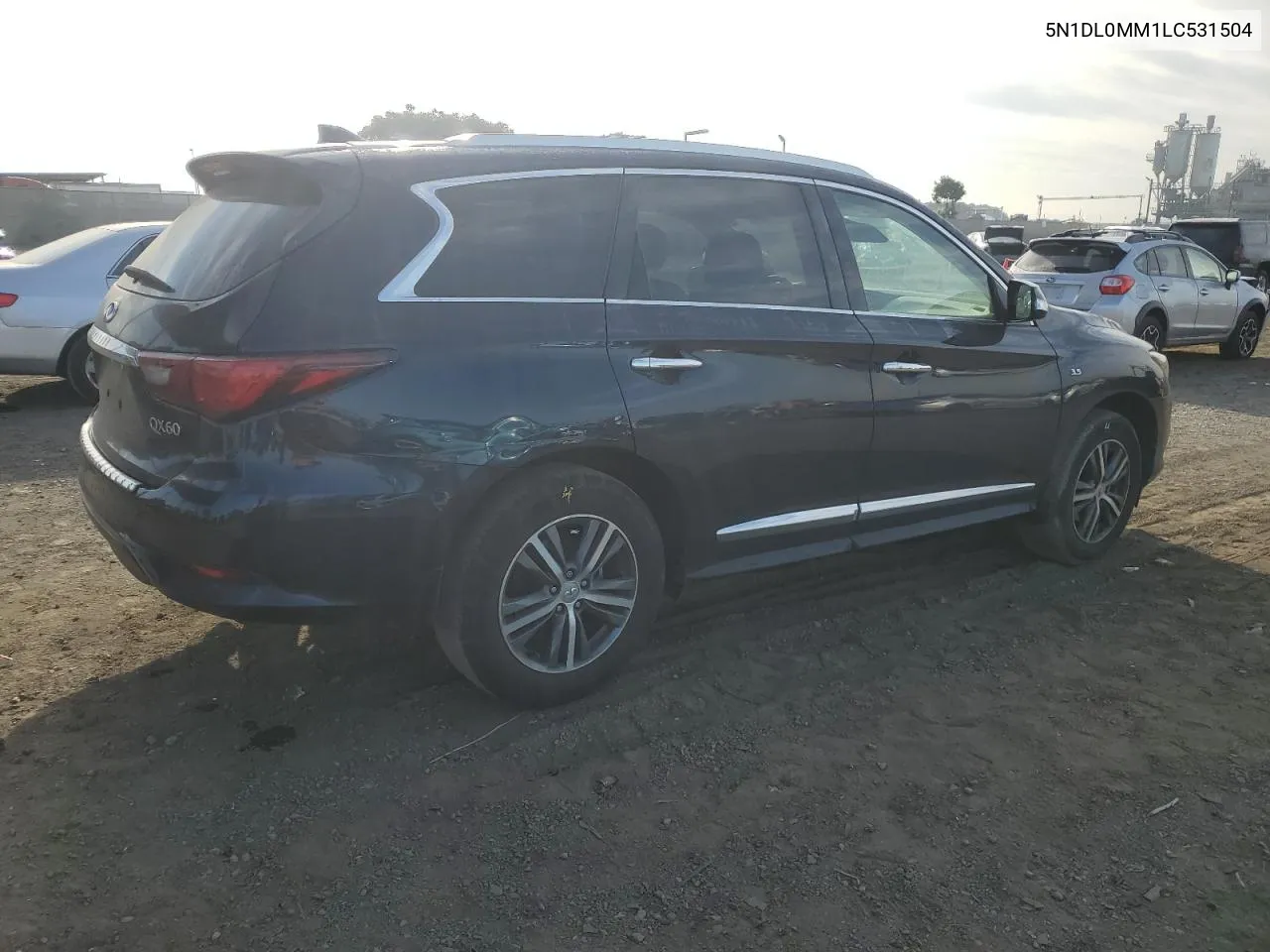 2020 Infiniti Qx60 Luxe VIN: 5N1DL0MM1LC531504 Lot: 75229984