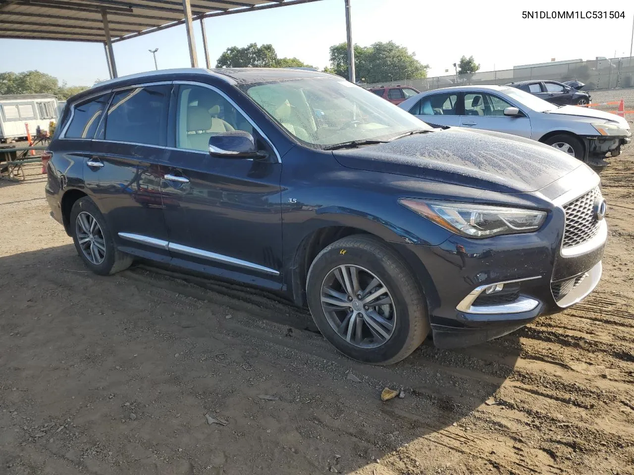 2020 Infiniti Qx60 Luxe VIN: 5N1DL0MM1LC531504 Lot: 75229984