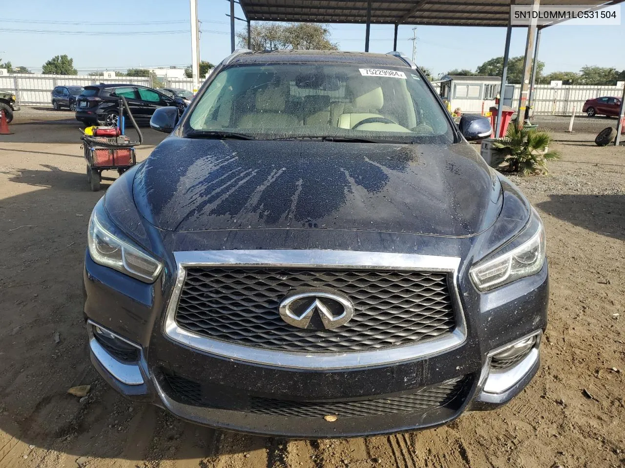 2020 Infiniti Qx60 Luxe VIN: 5N1DL0MM1LC531504 Lot: 75229984