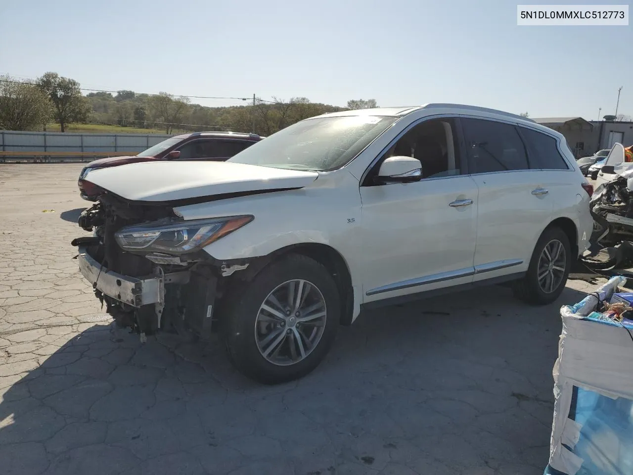 2020 Infiniti Qx60 Luxe VIN: 5N1DL0MMXLC512773 Lot: 75563914