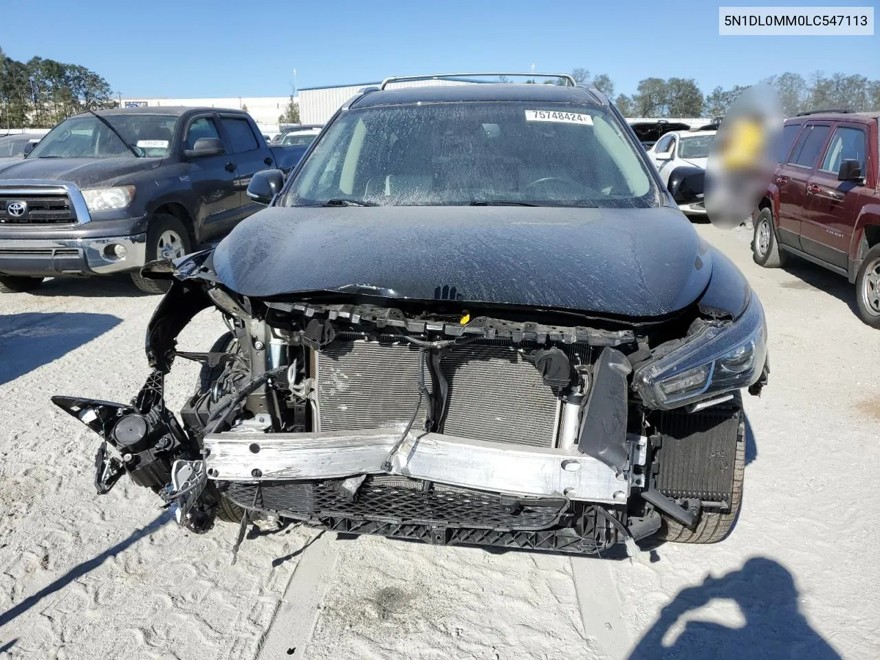 2020 Infiniti Qx60 Luxe VIN: 5N1DL0MM0LC547113 Lot: 75748424