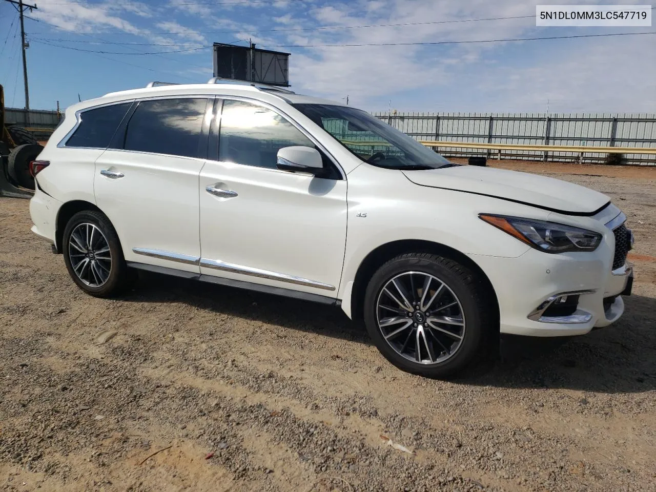 2020 Infiniti Qx60 Luxe VIN: 5N1DL0MM3LC547719 Lot: 75979604