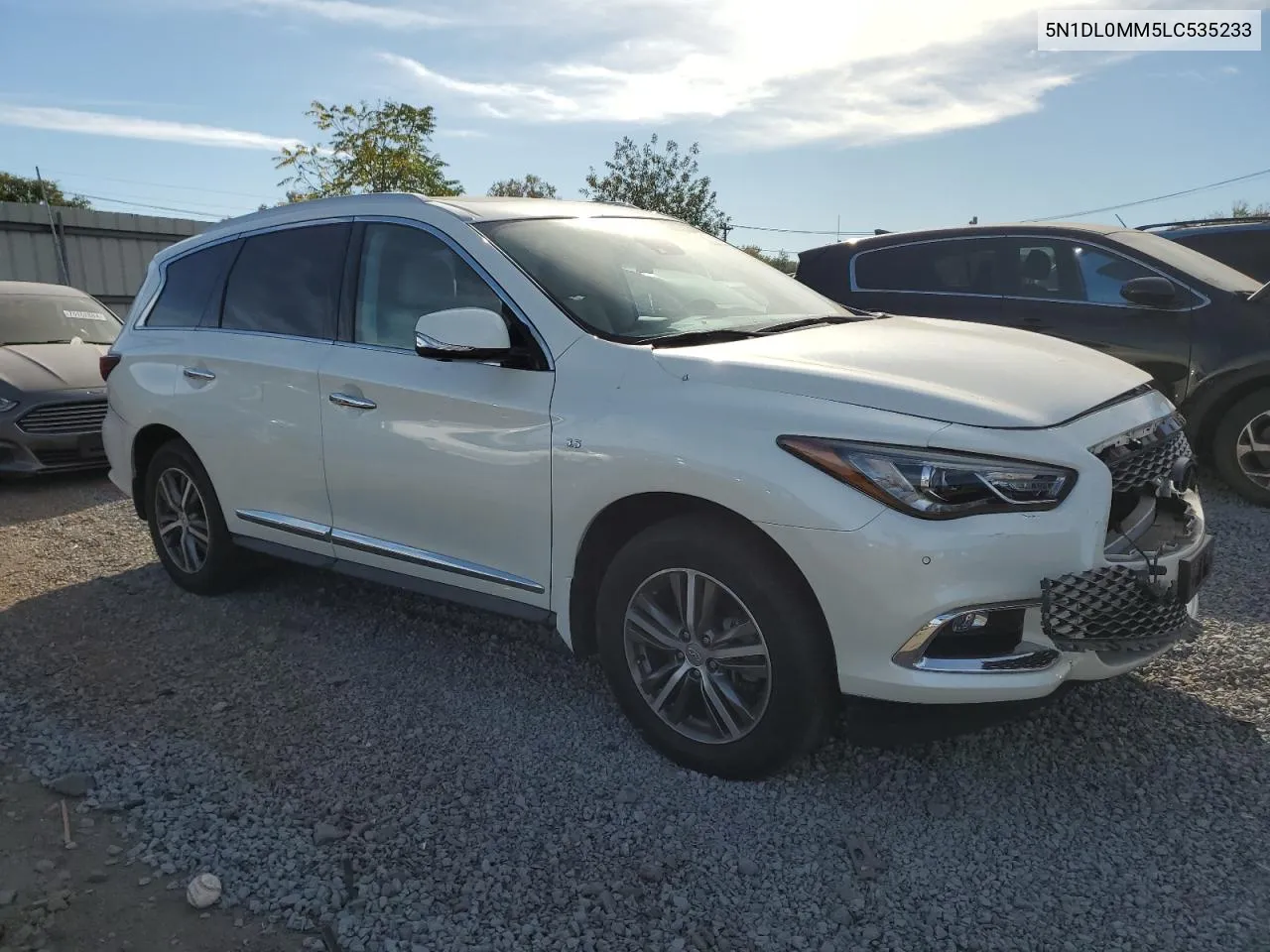 5N1DL0MM5LC535233 2020 Infiniti Qx60 Luxe