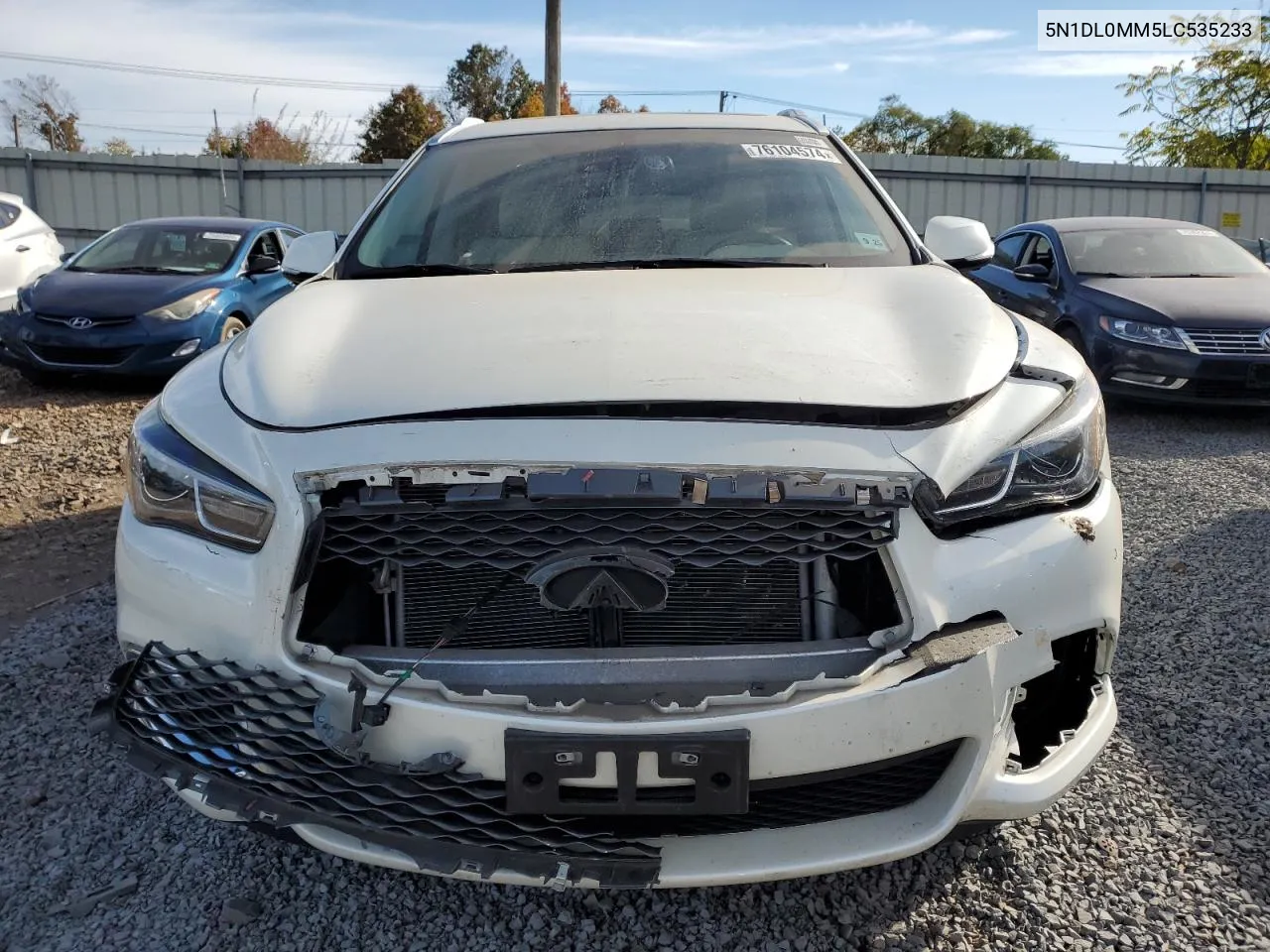 5N1DL0MM5LC535233 2020 Infiniti Qx60 Luxe