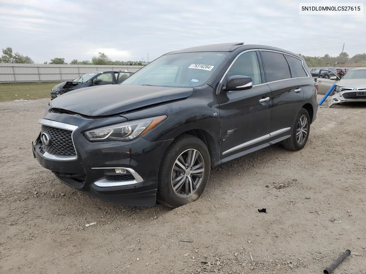 2020 Infiniti Qx60 Luxe VIN: 5N1DL0MN0LC527615 Lot: 76316284