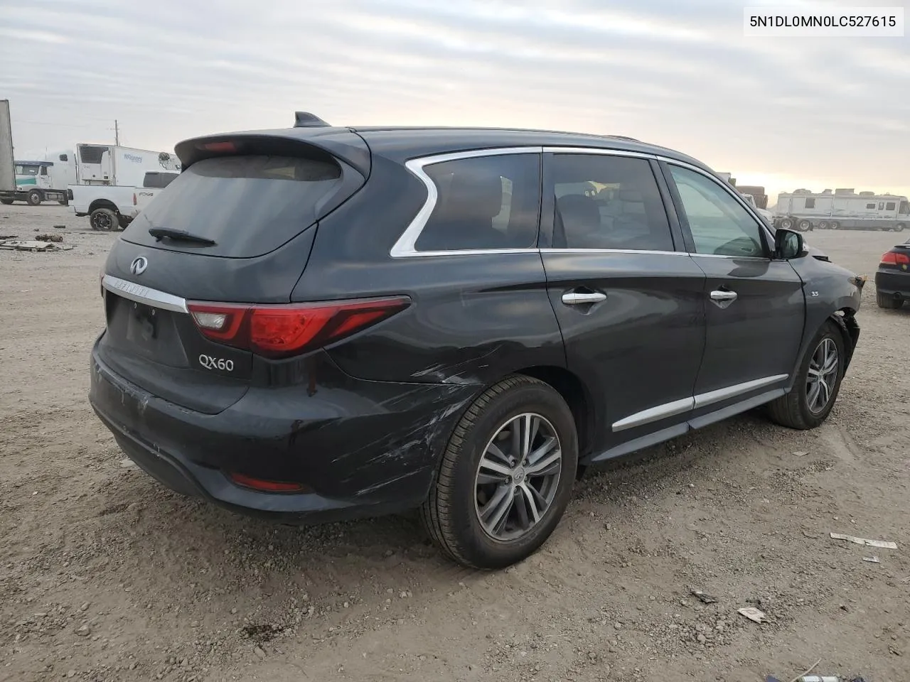 2020 Infiniti Qx60 Luxe VIN: 5N1DL0MN0LC527615 Lot: 76316284