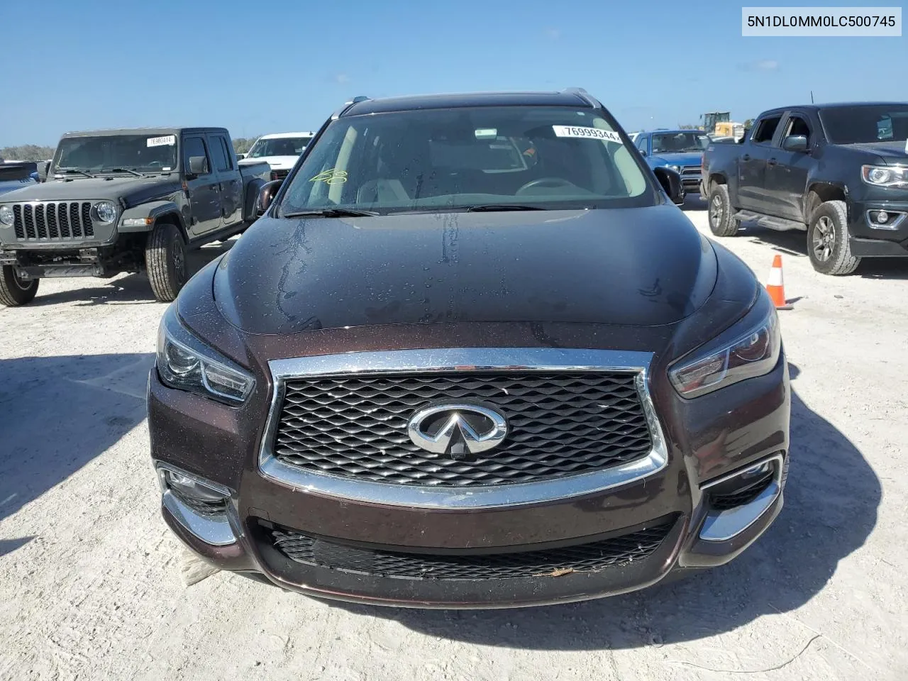 2020 Infiniti Qx60 Luxe VIN: 5N1DL0MM0LC500745 Lot: 76999344