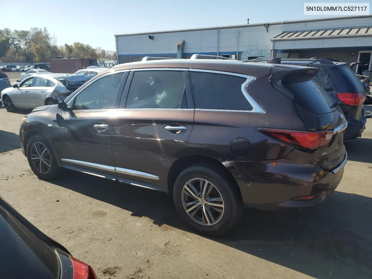 2020 Infiniti Qx60 Luxe VIN: 5N1DL0MM7LC527117 Lot: 77151514