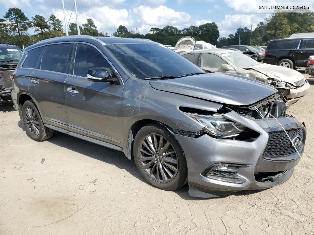 2020 Infiniti Qx60 Luxe VIN: 5N1DL0MN5LC525455 Lot: 78402024