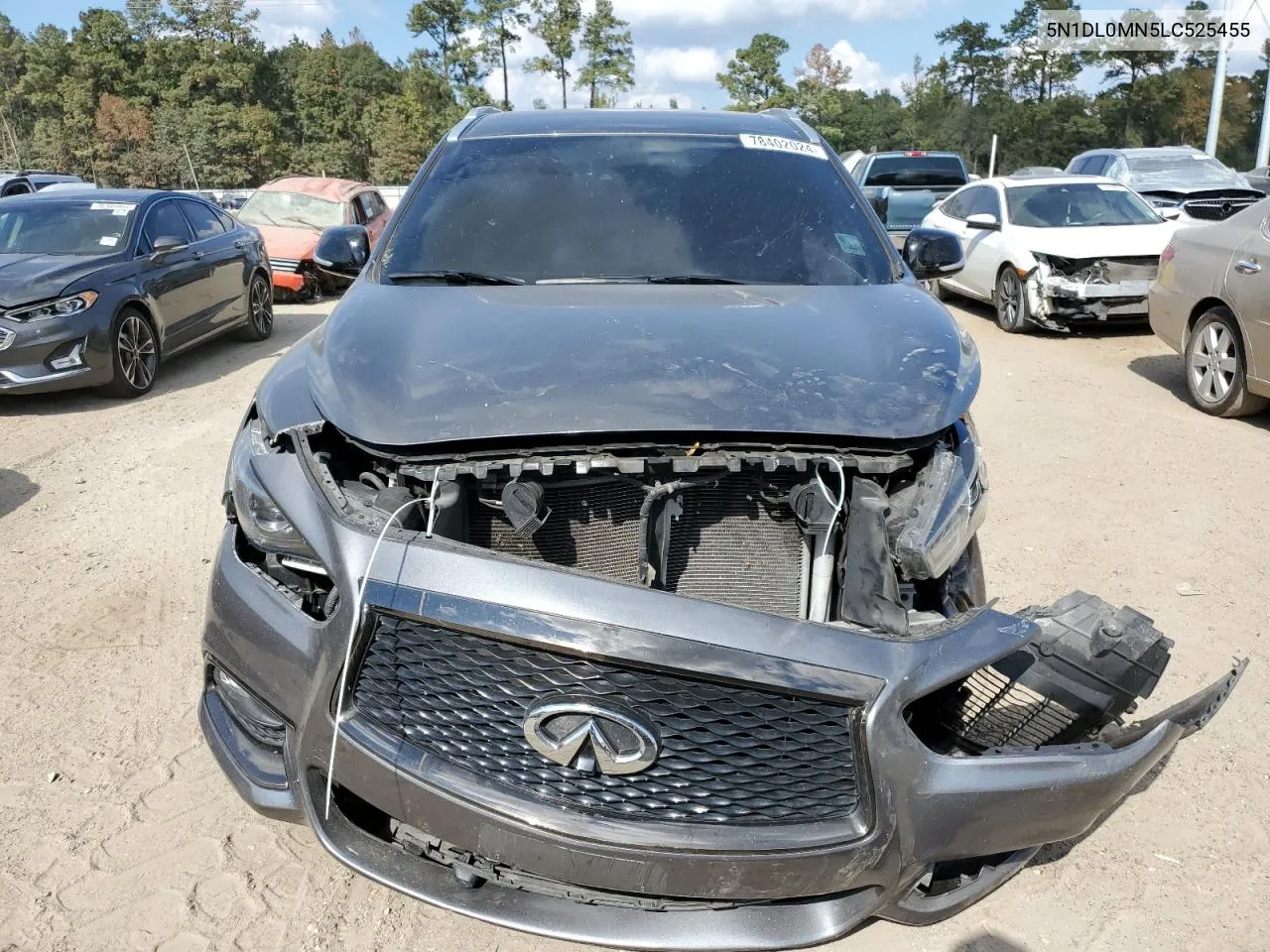 2020 Infiniti Qx60 Luxe VIN: 5N1DL0MN5LC525455 Lot: 78402024