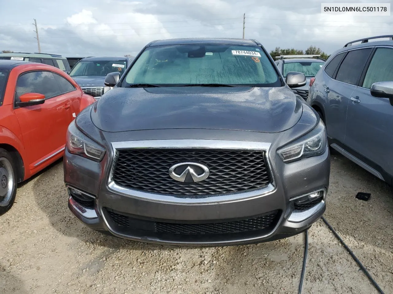 2020 Infiniti Qx60 Luxe VIN: 5N1DL0MN6LC501178 Lot: 78744034