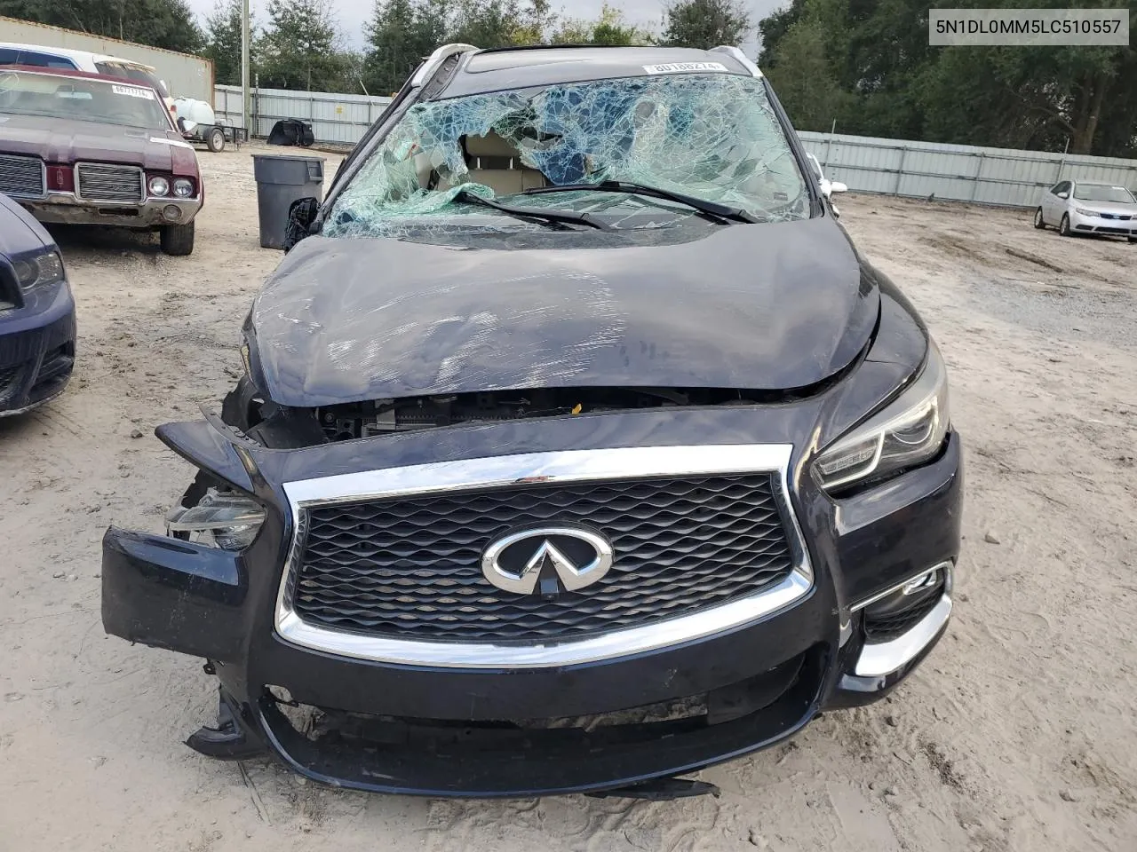 2020 Infiniti Qx60 Luxe VIN: 5N1DL0MM5LC510557 Lot: 80188274