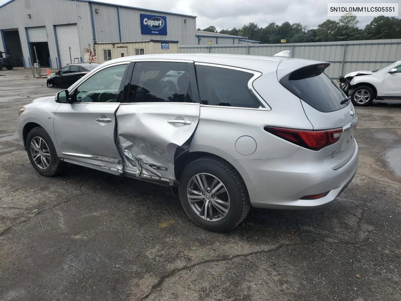 2020 Infiniti Qx60 Luxe VIN: 5N1DL0MM1LC505551 Lot: 80218214