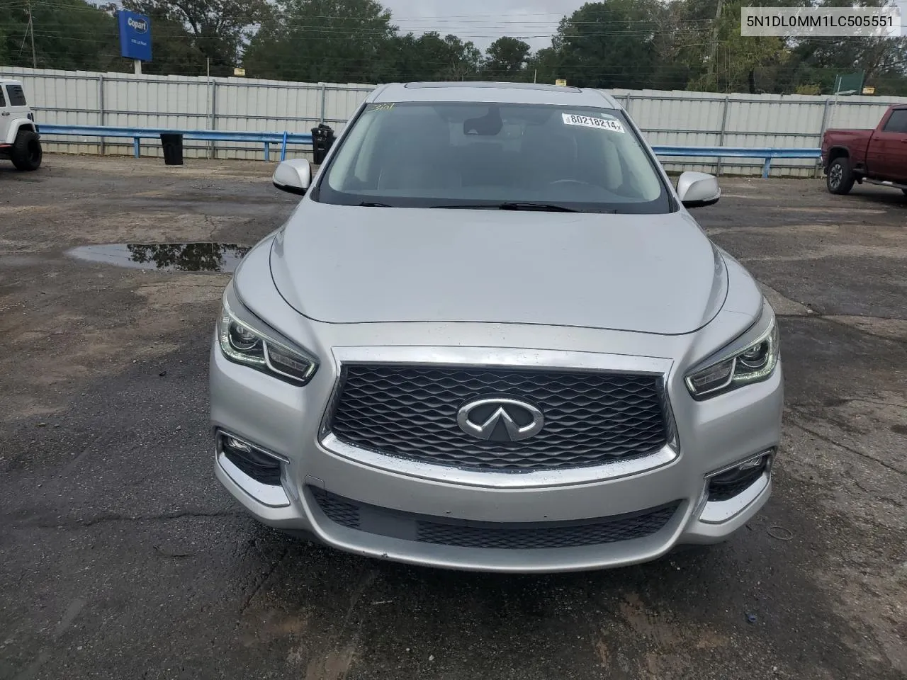 2020 Infiniti Qx60 Luxe VIN: 5N1DL0MM1LC505551 Lot: 80218214