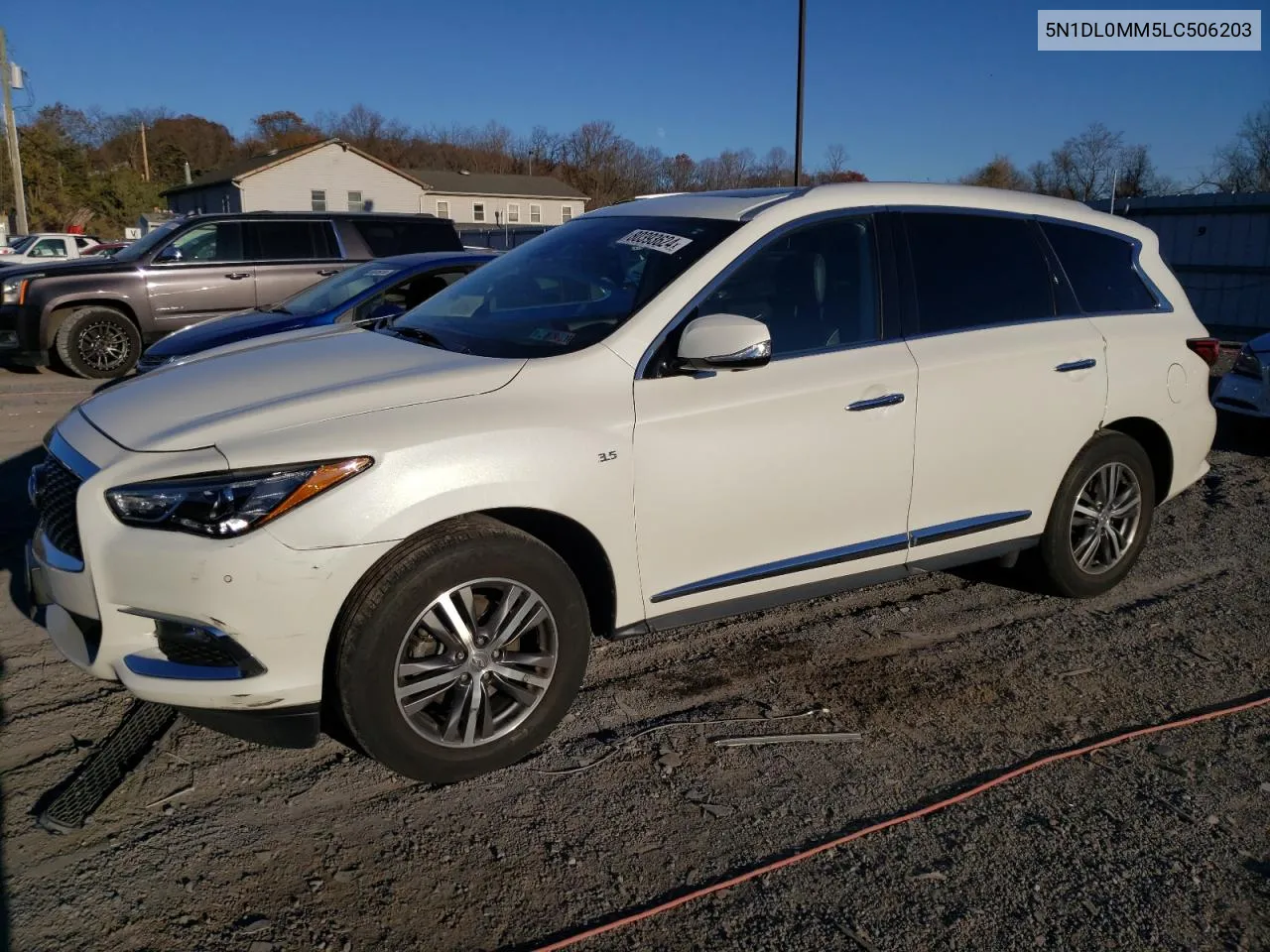 2020 Infiniti Qx60 Luxe VIN: 5N1DL0MM5LC506203 Lot: 80393624