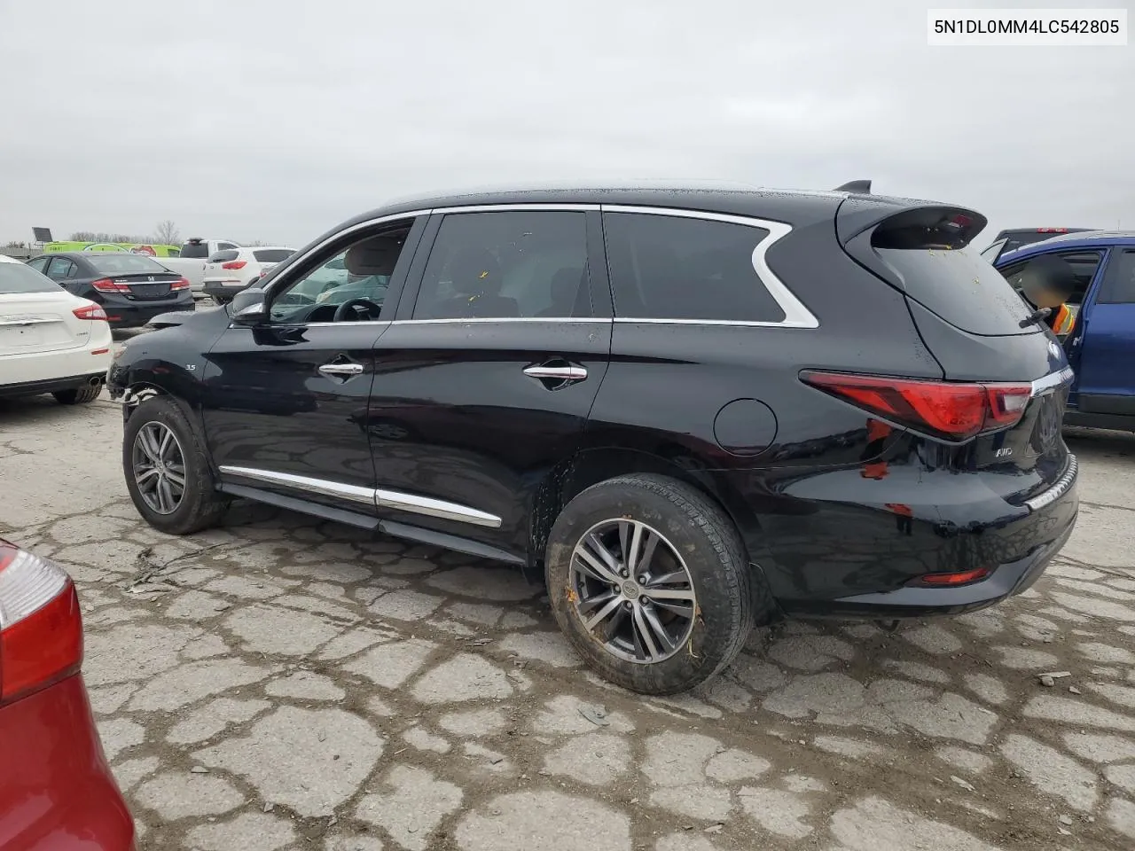 2020 Infiniti Qx60 Luxe VIN: 5N1DL0MM4LC542805 Lot: 80639314