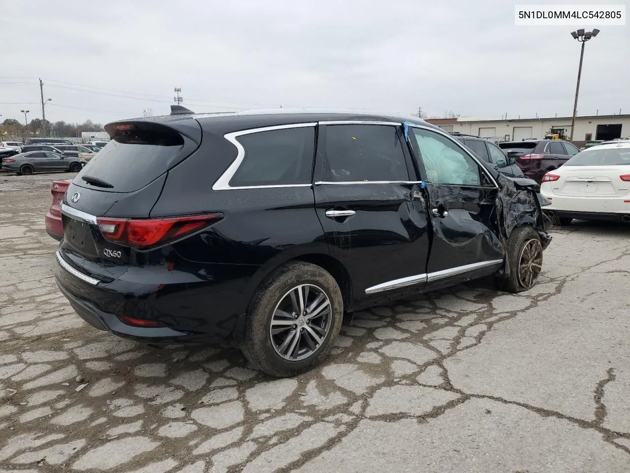 2020 Infiniti Qx60 Luxe VIN: 5N1DL0MM4LC542805 Lot: 80639314