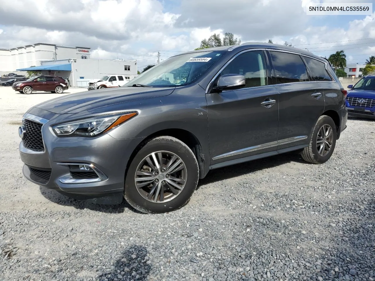 2020 Infiniti Qx60 Luxe VIN: 5N1DL0MN4LC535569 Lot: 80659594