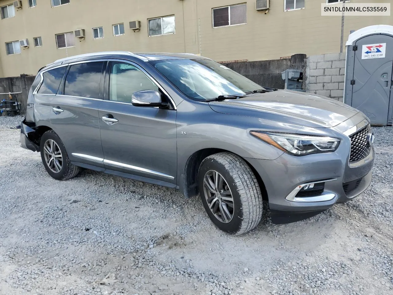 2020 Infiniti Qx60 Luxe VIN: 5N1DL0MN4LC535569 Lot: 80659594