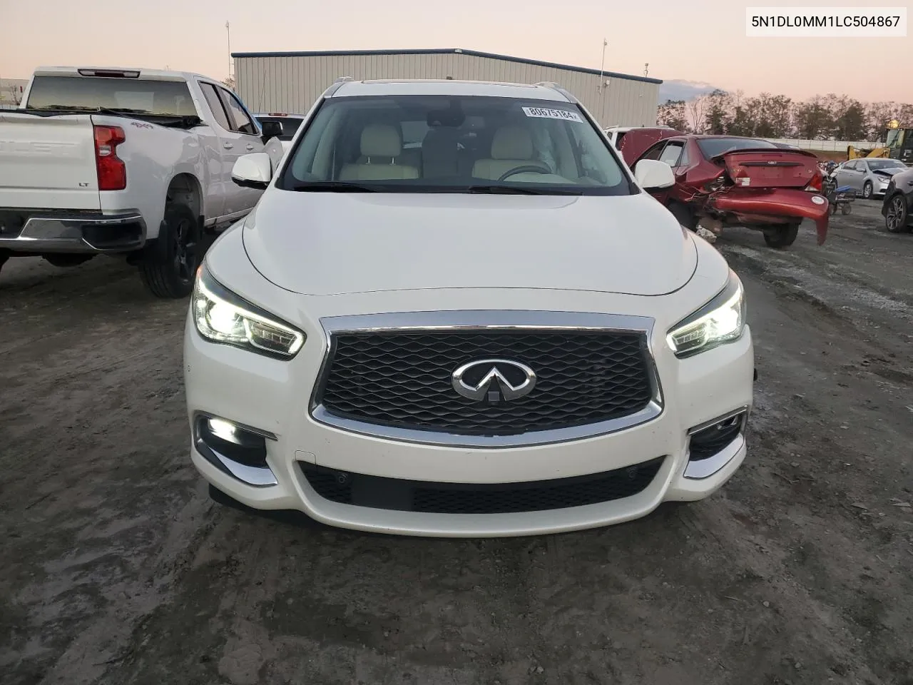 2020 Infiniti Qx60 Luxe VIN: 5N1DL0MM1LC504867 Lot: 80675184