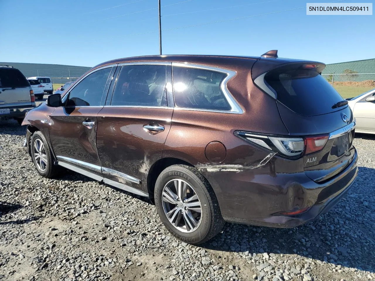 2020 Infiniti Qx60 Luxe VIN: 5N1DL0MN4LC509411 Lot: 81642694