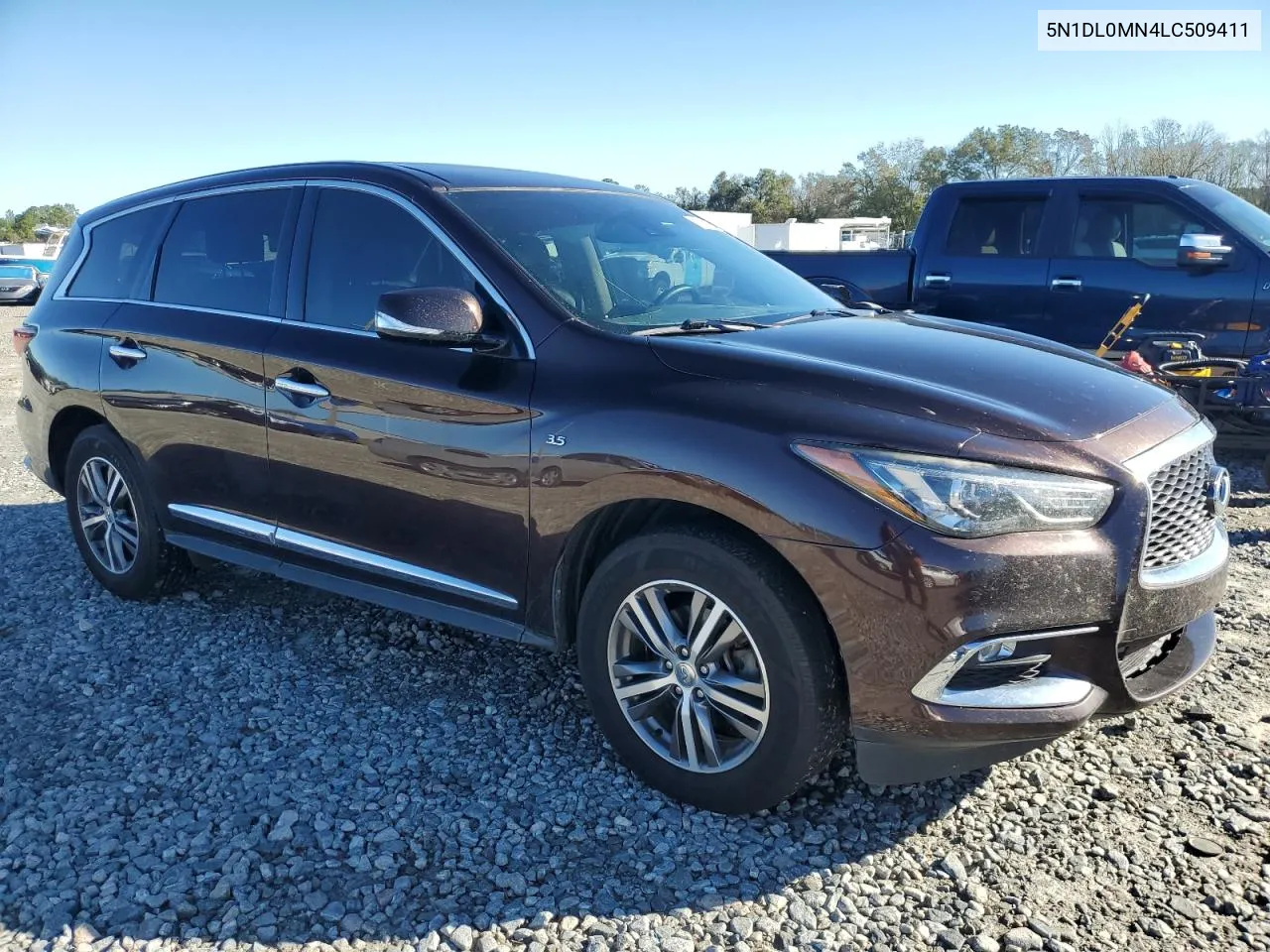 2020 Infiniti Qx60 Luxe VIN: 5N1DL0MN4LC509411 Lot: 81642694