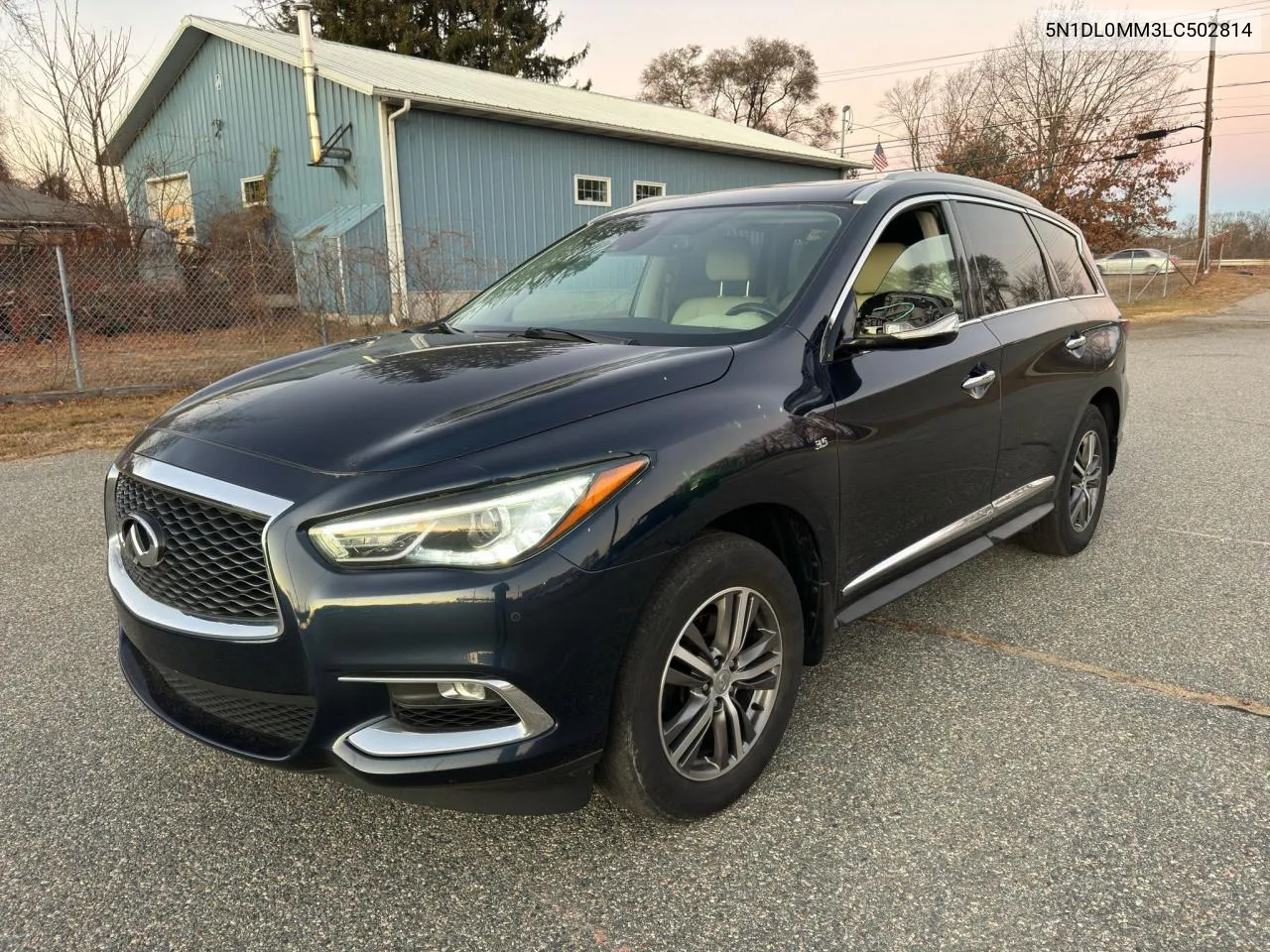 2020 Infiniti Qx60 Luxe VIN: 5N1DL0MM3LC502814 Lot: 82027014