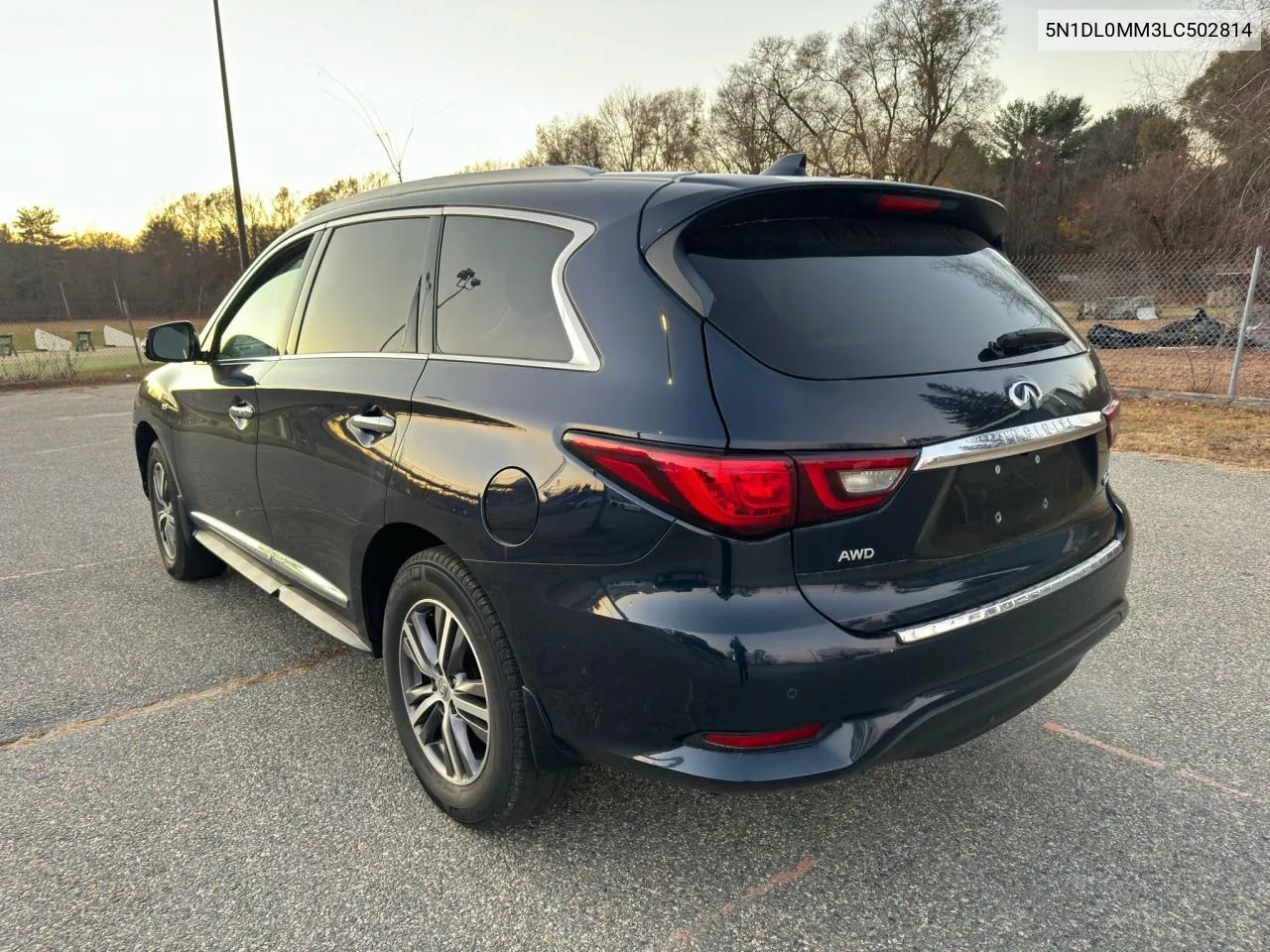 2020 Infiniti Qx60 Luxe VIN: 5N1DL0MM3LC502814 Lot: 82027014