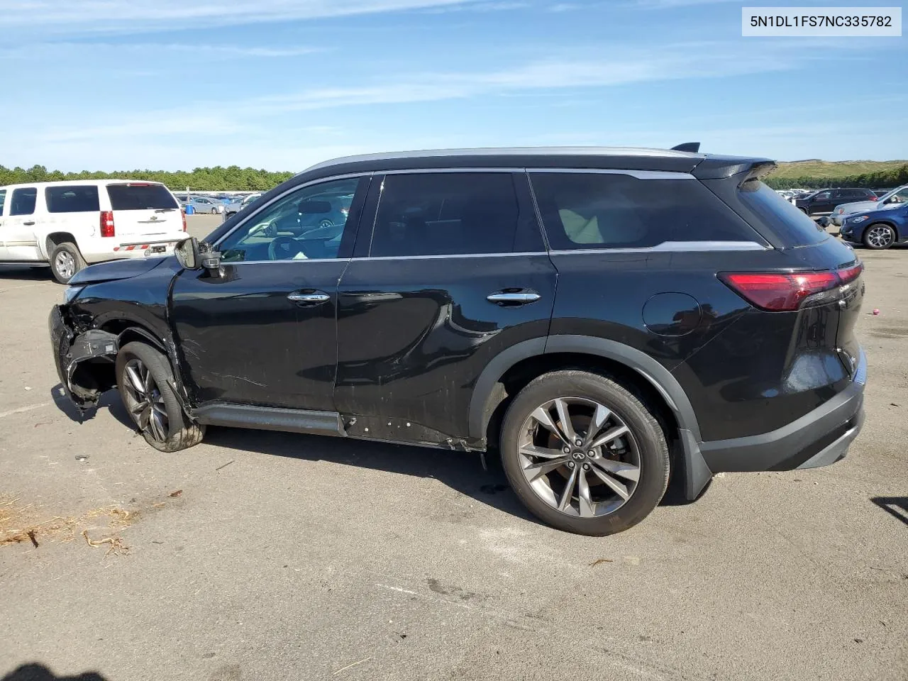 2022 Infiniti Qx60 Luxe VIN: 5N1DL1FS7NC335782 Lot: 70453184