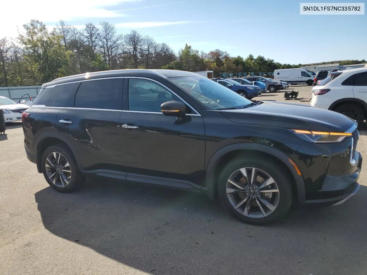 2022 Infiniti Qx60 Luxe VIN: 5N1DL1FS7NC335782 Lot: 70453184