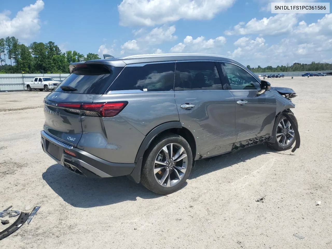 2023 Infiniti Qx60 Luxe VIN: 5N1DL1FS1PC361586 Lot: 57611024