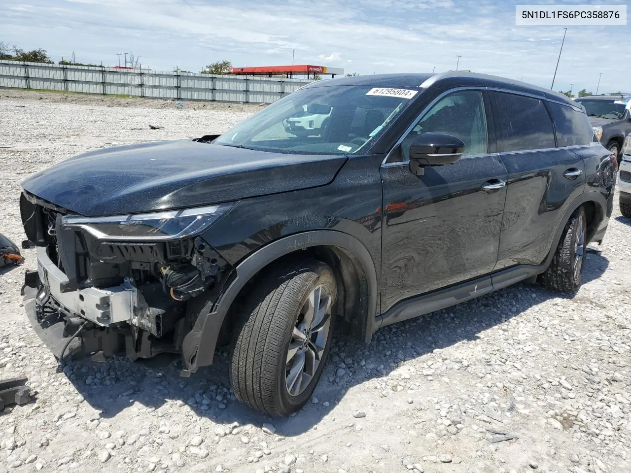 2023 Infiniti Qx60 Luxe VIN: 5N1DL1FS6PC358876 Lot: 61295804