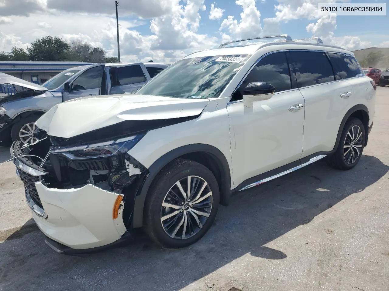 2023 Infiniti Qx60 Sensory VIN: 5N1DL1GR6PC358484 Lot: 70053334