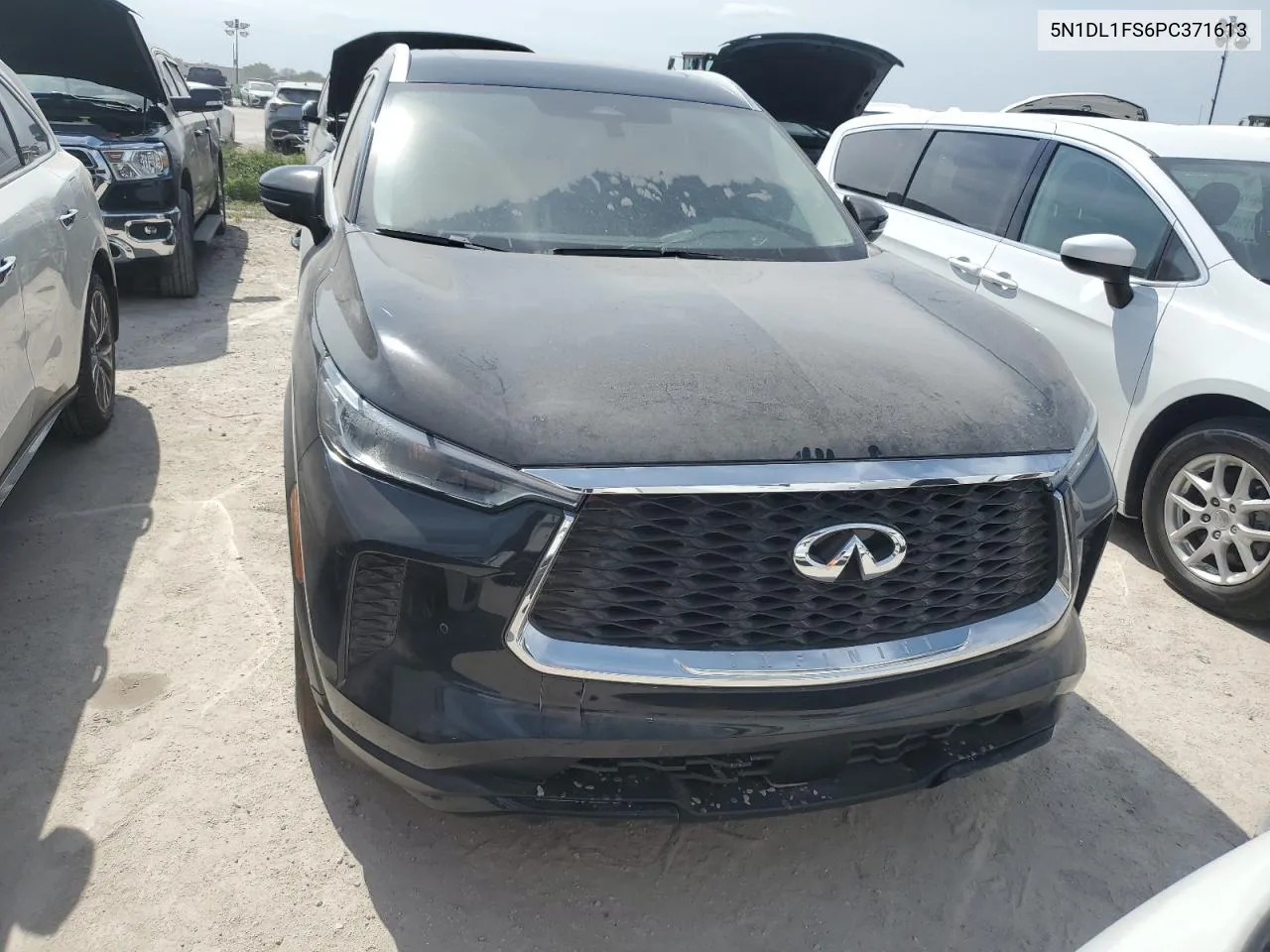 2023 Infiniti Qx60 Luxe VIN: 5N1DL1FS6PC371613 Lot: 76710334