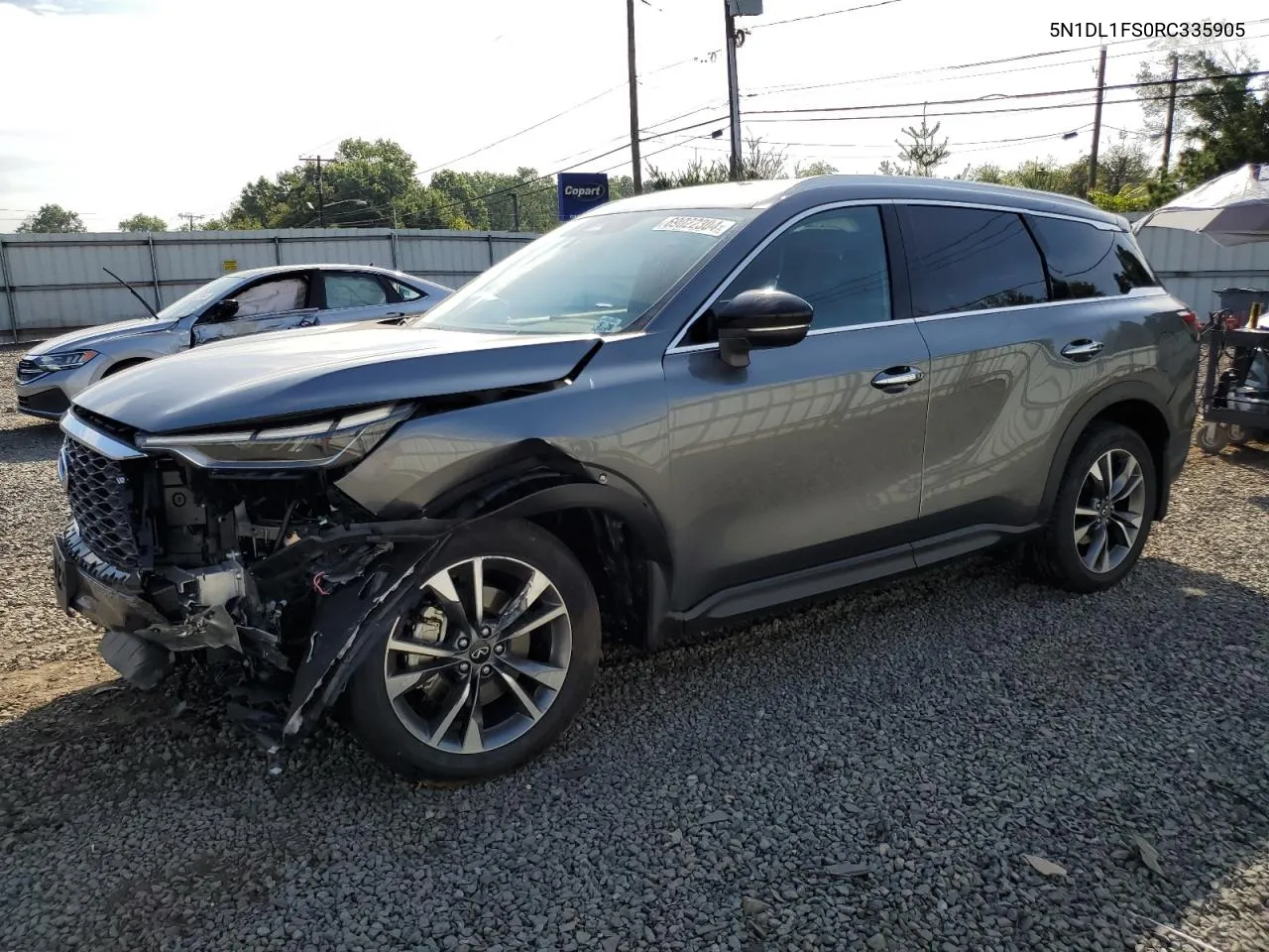 2024 Infiniti Qx60 Luxe VIN: 5N1DL1FS0RC335905 Lot: 69022304