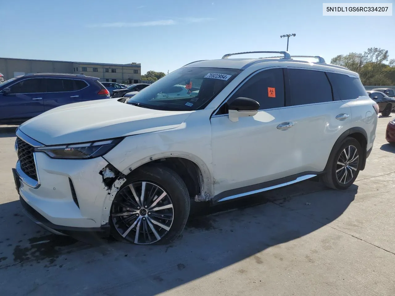 2024 Infiniti Qx60 Sensory VIN: 5N1DL1GS6RC334207 Lot: 76922954