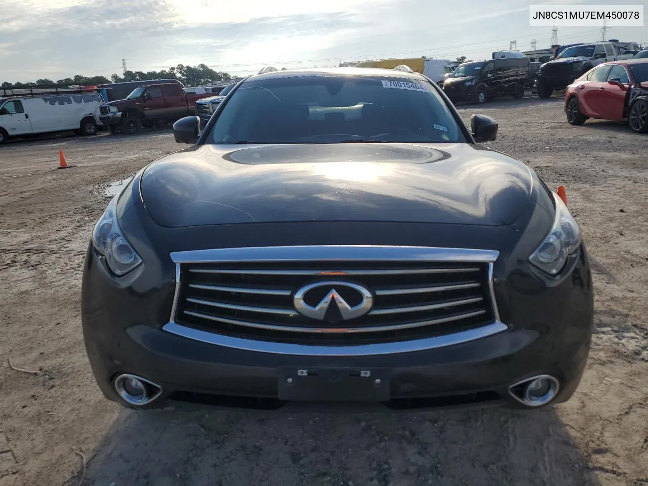 2014 Infiniti Qx70 VIN: JN8CS1MU7EM450078 Lot: 70015464