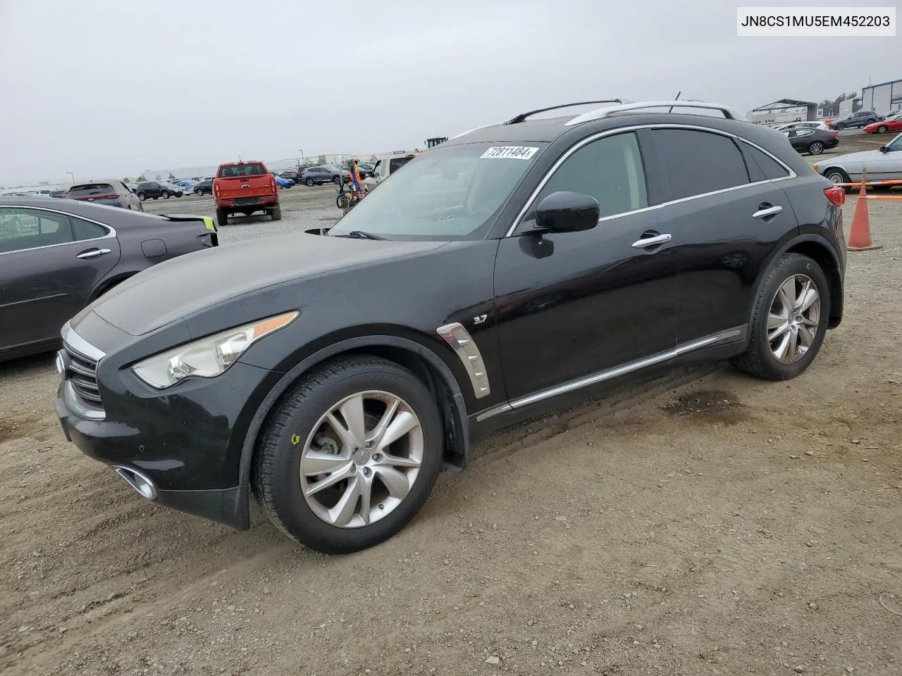 2014 Infiniti Qx70 VIN: JN8CS1MU5EM452203 Lot: 72811484