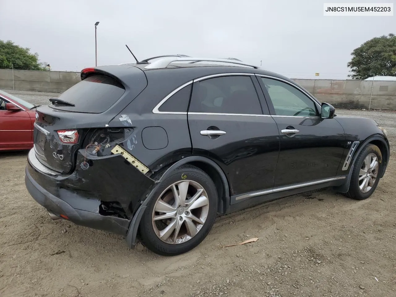 2014 Infiniti Qx70 VIN: JN8CS1MU5EM452203 Lot: 72811484